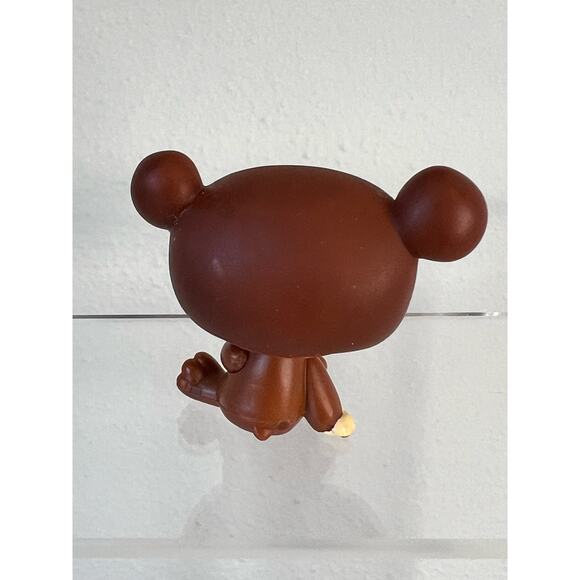 Littlest Pet Shop LPS Panda Bear Brown Purple Flower Eyes #671 - Picture 3 of 3